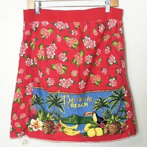 Vintage Skirt Handmade Banana Beach Mango Bay Retro
